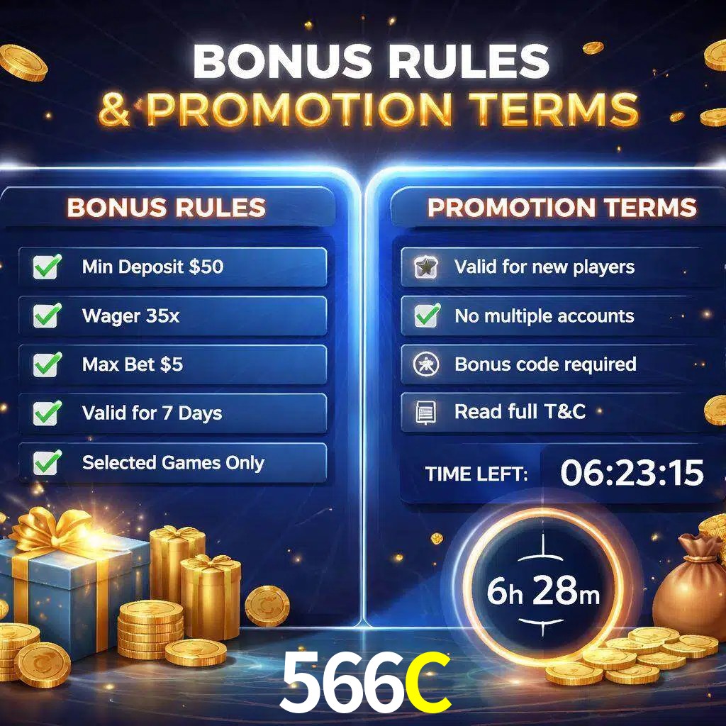 Reglas de promoción 566C y condiciones de bonos explicadas visualmente